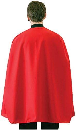 Red Cape Costumes for Kids and Adults - One Size Fits Most (1 Count) - Great For Party Dress-Up - Superhero & Halloween Capes