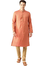 Manyavar Selfdesign Printed Sytlish Kurta And Churidar Set For Men - (Gajari, X-Large)