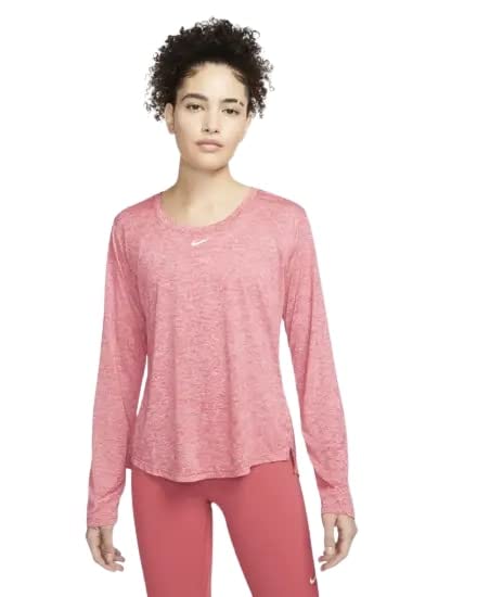 Nike Polyester Solid Slim Fit Women Novelty T-Shirts