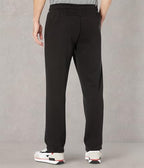 PUMA Men's Essentials Fleece Sweatpants (Available in Big and Tall Sizes), Cotton Black Open Leg AH21, XXL