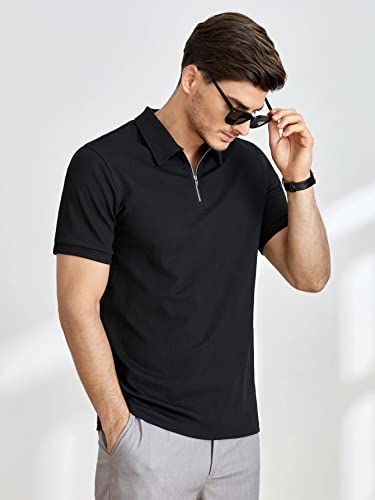 Greciilooks Venslooks MenS Cotton Regular Fit Solid Polo Neck T-Shirt | MenS Cotton Regular Fit Solid Polo Neck T-Shirt