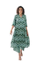 Toochki Dress For Women | Two Piece Dress For Women Long | Dress | Maxi Dress For Women | Dresses | Zig Zag Printed Dress | Cott