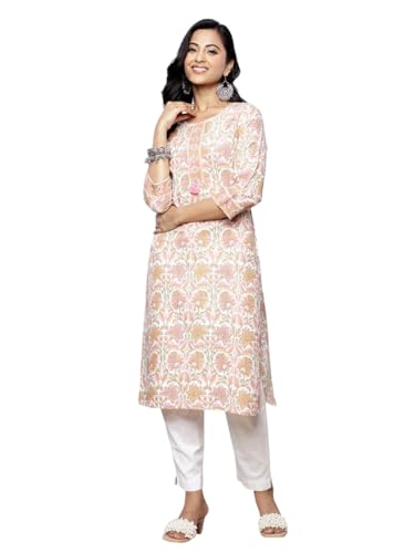 Rangita Multicolor Rayon Knee Length Printed Straight Kurti | Kurta For Women_3Xl
