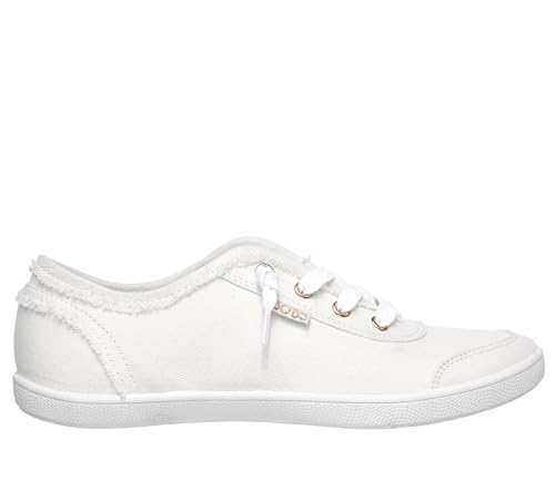 Skechers womens Bobs B Cute Sneaker, White, 7 Wide US