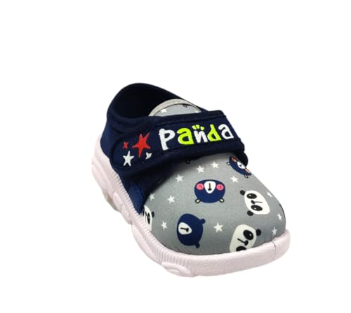 Coolz Kids ChuChu Sound Musical Shoes Star11 For Baby Boys And Baby Girls 12.5 Yrs (Grey, 21 Months) 21-24