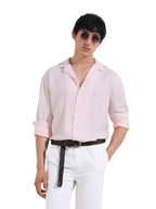 The Indian Garage Co Mens Relaxed Fit Embroidered Cuban Collar Long Sleeves Resort Sweater
