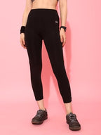 Clovia WomenS Slim Fit Polyester Activewear Ankle Length Tights