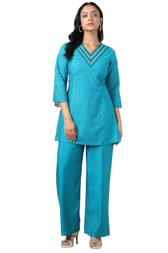 Soch Women Viscose Blend Embroidered Dress
