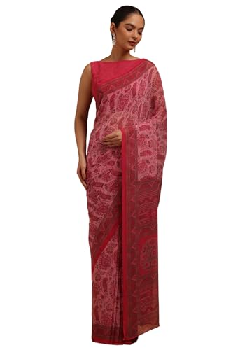 Soch Women Georgette Paisley Print Saree