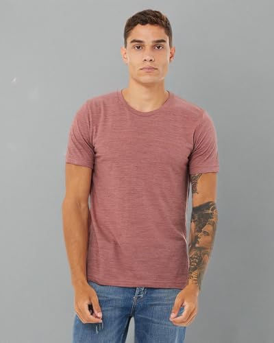 Unisex Poly-cotton Short-Sleeve T-Shirt - BERRY - S(D0102H7W0K2)