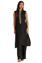 Soch Women Viscose Blend Embroidered Kurta with Zari