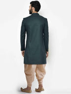 Kisah MenS Sherwani & Trouser Set  Solid Cotton Blend Ethnic Wear For Men  Regular Fit Wedding & Festive Look  Dry Clean Only, G