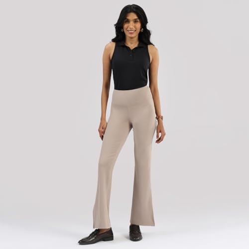 Ultimate Slit Flare Pants - Lite Tall |Above 55 | Stylish Slits | Stretchy | Comfortable | Back Pocket