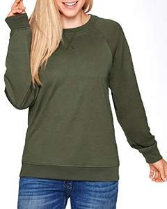 Unisex Laguna French Terry Raglan Sweatshirt - BLAcK - XS(D0102H7N5FP)