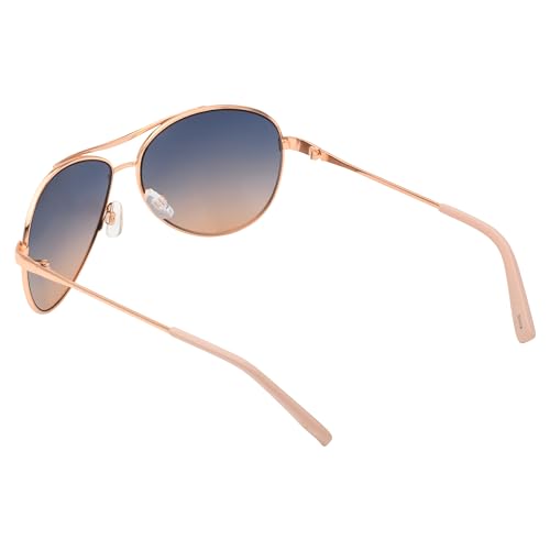 Jessica Simpson Women's J106 Iconic Metal Aviator Pilot Sunglasses with UV400 Protection - Glamorous Lightweight Sunglasses for