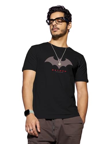 Bewakoof Official Dc Merchandise MenS Printed Regular Fit Half Sleeve Round Neck Cotton T-Shirt