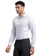 Turtle Men 100% Cotton Slim Fit Light Blue Formal Shirt