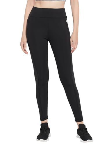 Clovia WomenS High Rise Activewear Tights In Black