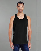 Unisex garment-Dyed Tank - BLAcK - S(D0102H7KVHJ)