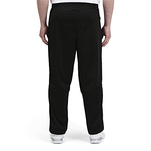 PUMA mens Contrast 2.0 Sweatpants, Black/White, XX-Large US