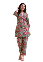 Leriya Fashion Ethnic Kurta Co Ord Set For Women(L, Green)