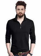 EYEBOGLER Regular Fit Mens Cotton T-Shirt Black (XXL-T304-BL)