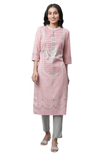 Aurelia Womens Polyester Regular Shirt (23FEA13987-506618_Blush