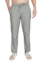 Divisive MenS Relaxed Fit Cotton Linen Trousers (Dpt54_34_Olive)