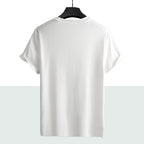 Thalasi Men Anime Oversized Baggy Fit T-Shirt | 100% Cotton | White | Anime Print | Round Neck | Half Sleeve