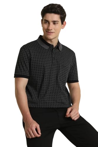 Allen Solly Men Printed Polo Neck Protective Gear