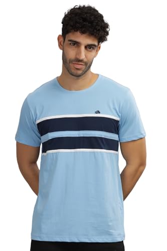 ADRO Tshirt for MenMulti Color T-Shirt for MenCotton T-ShirtMens TshirtRN8-24-SKNB-XL