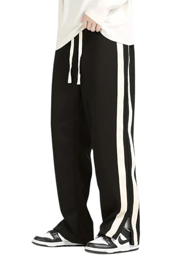 Greciilooks Mid Rise Regular Fit Track Pant For Men | Track Pants | Plain Track Pant| Trousers For Men (Gl-Tp-1129-M-Black)