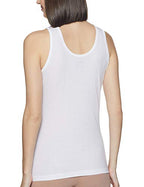 Rupa Softline Solid Regular Fit Women Super Combed Cotton Long Camisole, Under-Shirt,Stretchable and Body-Hugging, White,Pack of