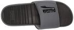 PUMA Men's COOL CAT 2.0 ALTERNATIVE CLOSURE FS Slide Sandals, CASTLEROCK-Puma Black, 8
