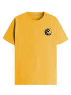 ADRO Men's Solid Regular Fit T-Shirt (RN24-STICK-YONG-MU_Mustard