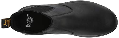 Dr. Martens Unisex Embury Chelsea Boot, Black Wyoming, 10 Women/9 Men