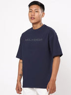 Bewakoof Mens Moon Knight 100% Cotton T-Shirt - Oversized Fit, Round Neck, Half Sleeves