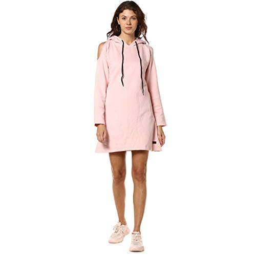 Campus Sutra Women'S Cotton Casual Sweater (Aw20_Csw-Aw-Lt0655_Pink