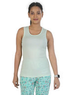 Rupa Colors Playsure Solid 100% Combed Cotton Rib Fabric, Womens Tank Top, Sleeveless Pack of 1