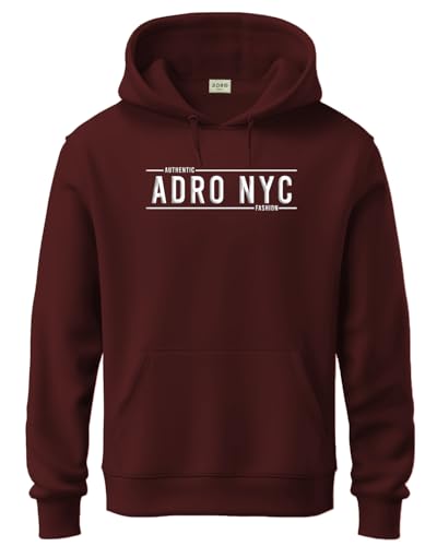 ADRO Men's Regular Fit Hoodies | Printed Hoodie for Men | Cotton Hoodie | Mens Hoodies | Sweatshirt for Men | Hooded Hoodie|H24-