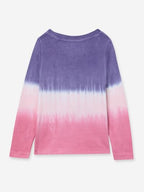 The Souled Store Artist Era Girls Round Neck Purple and Pink Printed Cotton Full Sleeve T-Shirts (2-8 Yrs)