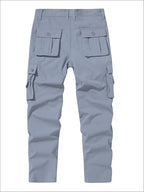 Shasmi Mens Regular Fit Mid Rise Army Green Durable Comfy, Cargo Trousers Pants