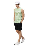 Rigo Stylish Cotton Printed Vest For Men | Round Neck, Slim Fit, Sleeveless T-Shirt Vest For Men | Casual Innerwear Sando For Me