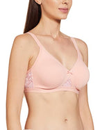 Rosaline by Zivame Womens Cotton Non-Padded Wire Free Everyday Bra Pink