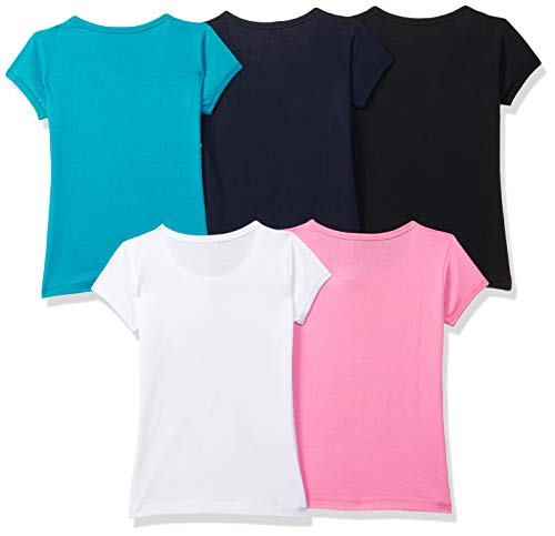 T2F Girls Cotton Regular Fit T-Shirt(Pack of 5)