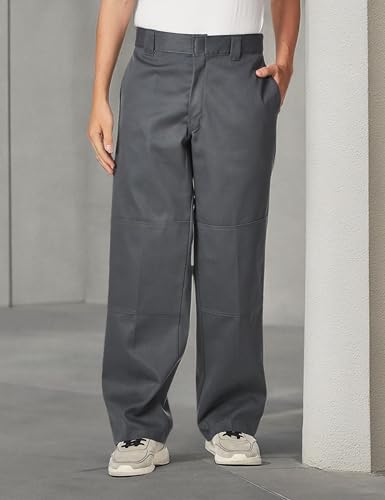 Mens FLEX Loose Fit Double-Knee Work Pant - cHARcOAL _30 - 30(D0102H7ML5P)