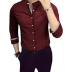 Tee Projekt Casual Cotton Long Sleeve Shirt for Men Formal Wear Regular Wear