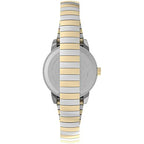 Timex Women's Easy Reader 25mm Watch - Two-Tone Case White Dial with Tapered Expansion Band