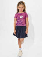 The Souled Store Official Disney: Marie in Paris Young Girls Round Neck Multicolor Graphic Printed Cotton T-Shirts