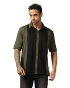 Leriya Fashion Mens Regular Fit Shirt (LF-MS-6172_Olive